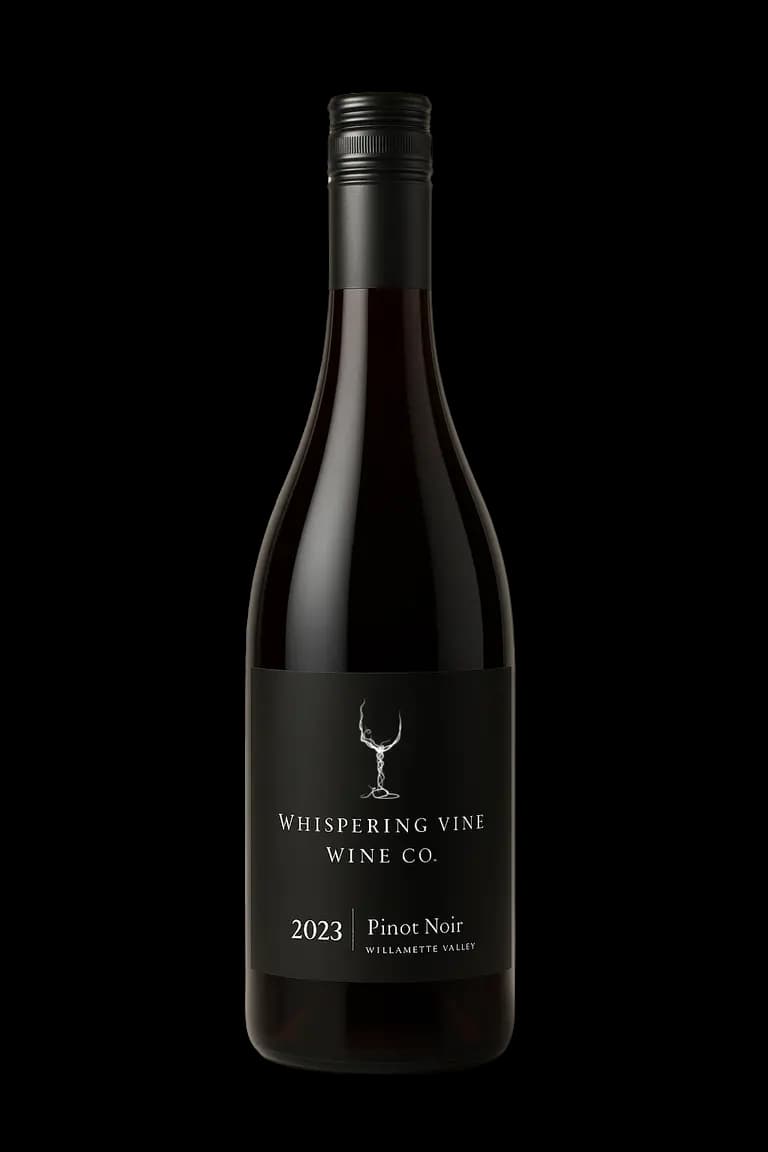 Whispering Vine 2023 Pinot Noir bottle shot